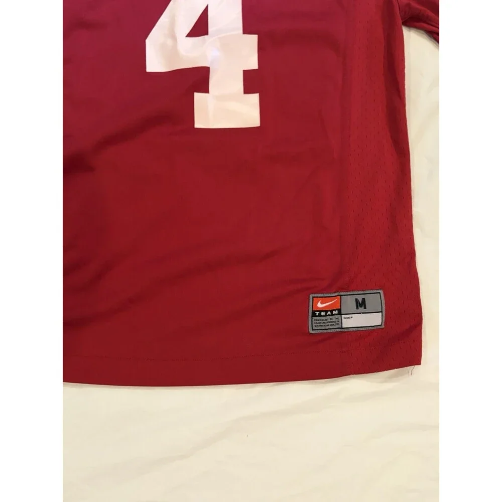 Nike Alabama Crimson Tide Jersey Boy's Medium Crimson Red Jalen Milroe